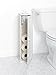 Zenith Home Corp E9153WWMV Country Cottage Toilet Tissue Cabinet, White