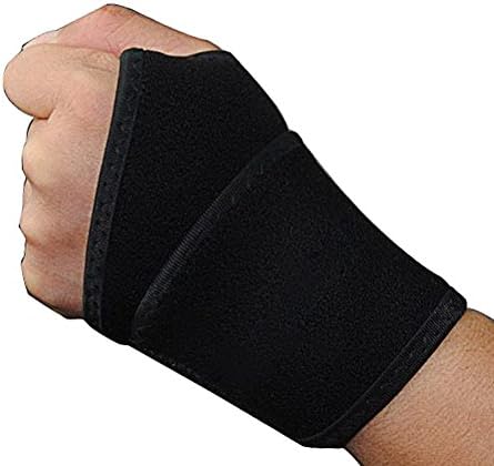 iLooper Wrist Wrap, Adjustable Wrist Wraps Brace &amp; Support Straps Tennis Basketball Badminton Body Fitness Protection Training Weightlifting for Women and Men Single