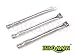 BBQMANN BE251(3-pack) Replacement BBQ Pipe Tube Gas Grill Burner for BBQ Tek, Bond, Brinkmann Part, Grill King Part, Master Cook, Presidents Choice, Lowes Model Grills