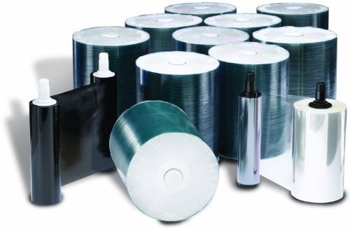 Rimage Everest III/II/I DVD-R Media Kit - 1,000 Rimage Professional Classic DVD-Rs (White Top), 1 Black Ribbon, 2 Retransfer Rolls
