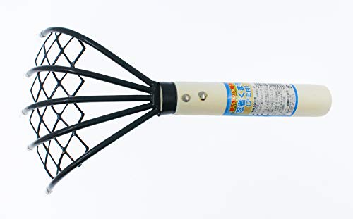OTSUMAMI TOKYO Japanese Ninja Claw Rake Cultivator and Tiller, 9.5 Inches, 5 Tines, Beautiful White Wood Handle, Light and Easy to Hold (with net) - Thumbnail 3