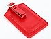 Travelambo Leather Luggage Bag Tags (red)