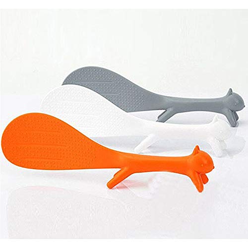 Connia Creative Lovely Kitchen Supplied Squirrel Shaped Non Stick Rice Paddle Color Random - Thumbnail 6
