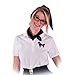 Hip Hop 50's Shop 50s Adult Poodle Skirt Costume Shirt Top with Applique for Women (Large, Black)