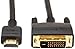 Amazon Basics HDMI to DVI Adapter Cable, Black, 35 Feet, 1-Pack