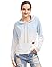 SweatyRocks Women's Long Sleeve Hoodie Sweatshirt Colorblock Tie Dye Print Tops
