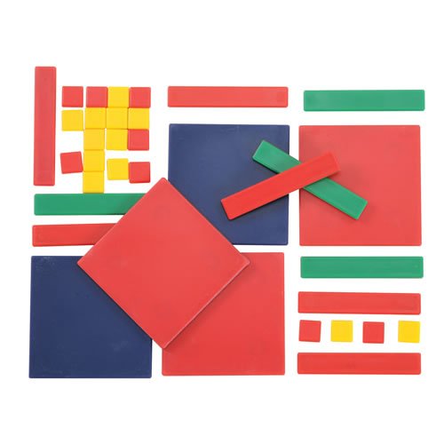 Easyshapes Algebra Tiles (35 Pieces)