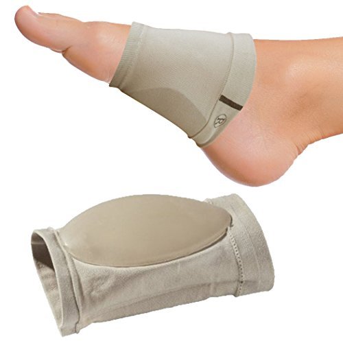 Footmatters Arch Support Cushions Comfort Spandex Gel Pads Pair