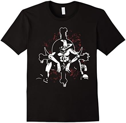 Men's The D Ace T-shirt - Luffy Fan Medium Black