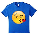 Kissy Face Emoji T-Shirt Kiss Heart Wink Kissing
