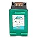 FreeSUB 1 Black+1 Tri-Color Remanufactured Ink Cartridge Replacement For 74XL 75XL High Yield For Deskjet D4260 D4360 Officejet J5725 J6405 Photosmart C4280 C4385 C4480 C4580 C5280 C5580 D5360