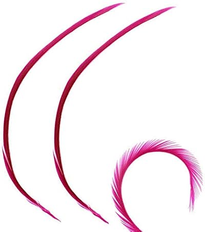 Gregory Crafts & Gifts Dark Pink Biot Feathers x 3 Millinery Hat Fascinator