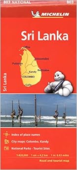 Michelin Sri Lanka Road & Tourist Map 803, by Michelin Michelin Sri Lanka Road & Tourist Map 803, by Michelin