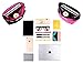 M-choice Premium Two-Side Use Handbag Organizer With YKK Zipper - Perfect Purse Organizer to Keep Everything Neat & in Style Color Black/Pink