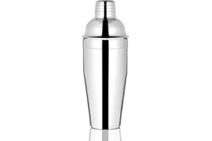 WPHUAW 24oz Cocktail Shaker Bar Set-Professional Martini shaker Margarita Mixer Drink Shaker-Professional Stainless Steel Bar
