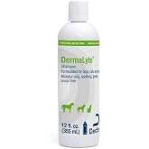 Dermalyte&reg; Shampoo for Dogs, Cats and Horses, 12 Fl Oz | Moisturizing, Soothing, Gentle, Soap-Free; Packaging May Vary