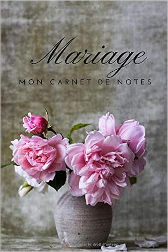 Amazoncom Mariage Mon Carnet De Notes Wedding Liste De