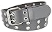 Solid Rich Fashion Color Double Grommet Twin Prong Leather Casual Jean Belt 1 1/2