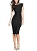 CoCo Fashion Women's Sexy Stretch Ruched Sleeveless Bandage Cocktail Midi Dress
