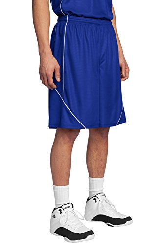 Custom Premium Reversible Basketball Uniform - 2 Side Print, Royal/White, L - Thumbnail 3