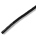 OrthoStep Waxed Very Thin Dress Round Black 30 inch Shoelaces 2 Pair Pack