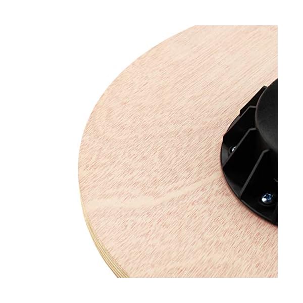 ROMIX® Wooden Balance Board, Wobble Board Training Physio 42cm Non-Slip Round Self Fitness Trainer Body Exercise Gym…