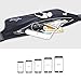 MOSSLIAN Running Belt, Waterproof Outdoor Fitness Workout Waist Fanny Hip Pack Bum Bag for iPhone X 8 7 6S, Galaxy J7 Edge S8 S7 S5 Up to 6