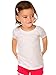 Kavio! Unisex Infants Slub Raw Edge Crew Neck Short Sleeve