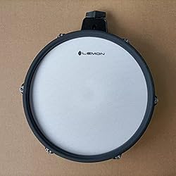 Lemon 10 Inch Black Sparkle Mesh Tom Snare Drum for