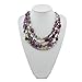 Bocar Multi Layer 5 Strand Statement Collar Beaded Necklace for Women Gift(NK-10376)