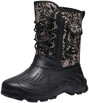 Esharing Men's 10 Inch Waterproof 730G Hunting Boots,Wear Resistant Hiking Combat Shoes,Camouflage Snow Boot