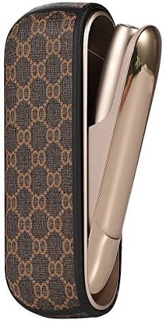 Iqos 3.0 Case, Anti Scratch Electronic Cigarette Protective Soft Cover, Anti-Fall PU Leather Portable Storage Bag TPU Wallet Flexible Shell Shop,Brownbow