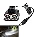 TFCFL 5000 Lumens LED Bike Front Light Waterproof Rechargeable Super Bright Cycling Bike Light Bicycle Double Lights Headlight