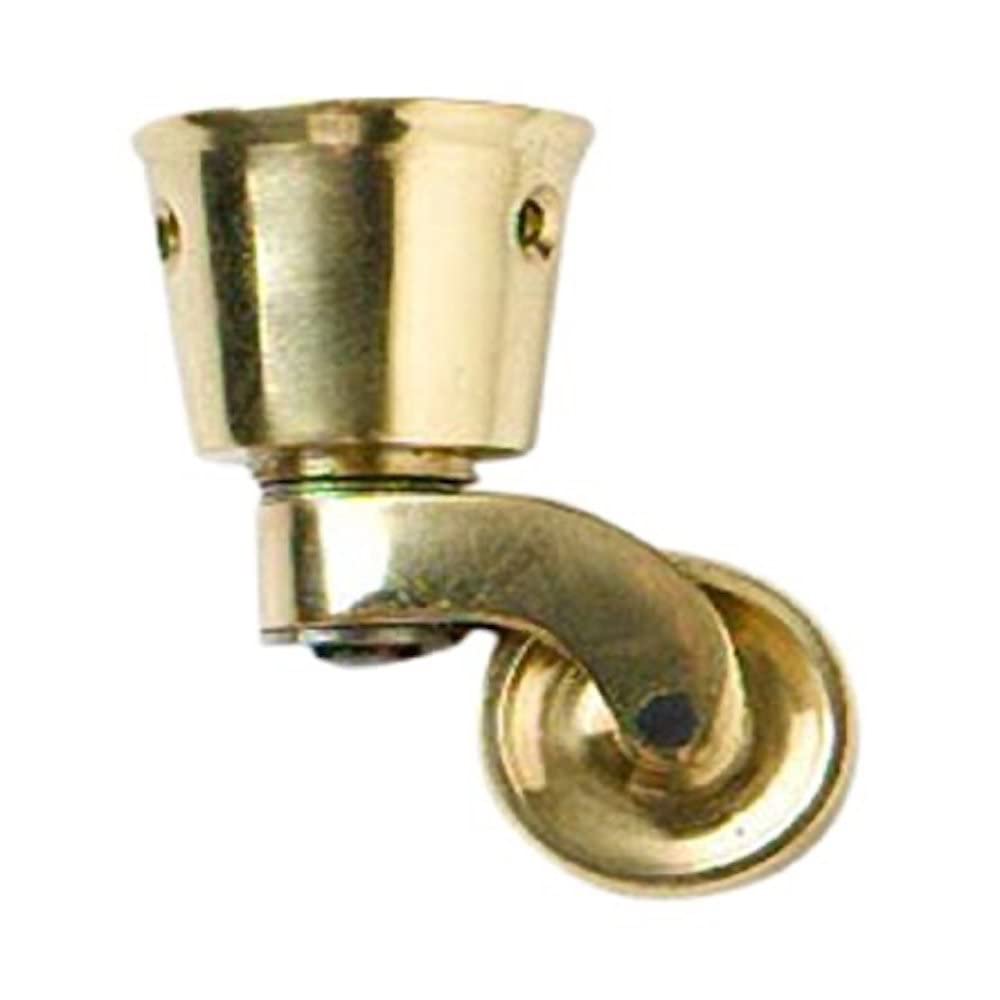 Merriway® BH05123 (4 Pcs) Brass Castor Wheel Cup - Pack of 4 Pieces