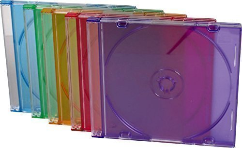 Vision Media 10 X Slim 5.2mm Spine CD/DVD Case