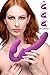 Strap U 10X Evoke Ergo Fit Inflatable & Vibrating Silicone Strapless Strap-on, Purple