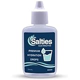 SALTIES Electrolytes Drip Drops l Unflavored Electrolyte Drip Drop for Keto Fasting Hydration l Mineral Magnesium Potassium S