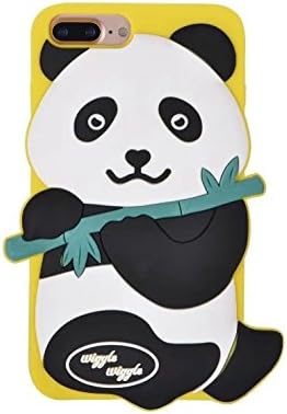 CHOCOCASE 3D Panda Case for iPhone 7 Plus 7+ 5.5" Screen Soft Silicone Material Cartoon Lovely Cute High Fashion Stylish Kids Teens Girls Women Protective