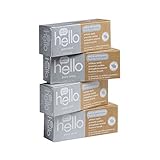 Hello Oral Care Extra Whitening Fluoride Toothpaste, Peroxide-Free, No Artificial Sweeteners, Pure Mint, 4 Count