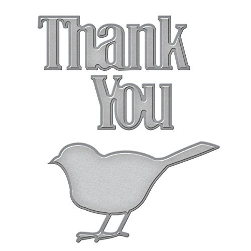 Spellbinders S1-020 Die D-Lites Thank You Etched/Wafer Thin Dies