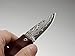 KUBEY Damascus Steel Folding Pocket Knife,Rosewood Handle,About 2 Inch Blade