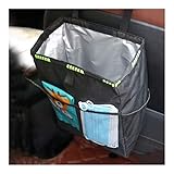 Hanging Car Trash Can with Storage