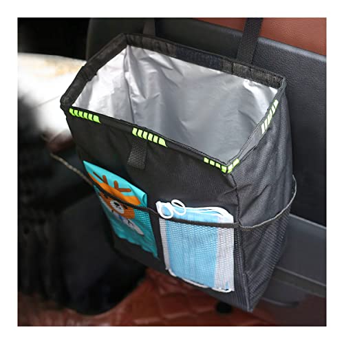 Hanging Car Trash Can with Storage