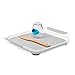 madesmart Soft Draining Sink Mat - White, Grey | SINKWARE COLLECTION | Dry Cups, Utensils, or use to Catch Food Prep | Soft-grip Handles for Portability | Non-slip Rubber Feet | BPA-Free