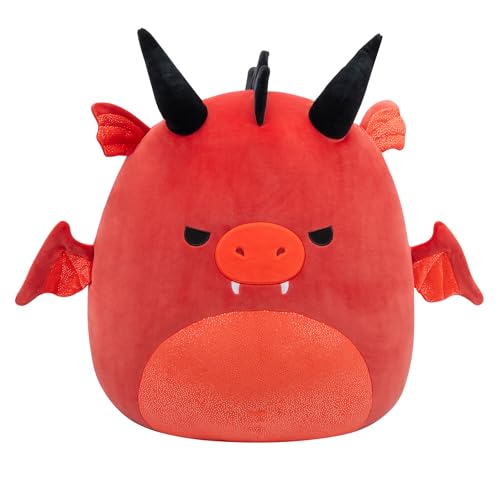 Photo 1 of Squishmallows Original 20-Inch Salami Red Dragon - Official Jazwares Plush (Jumbo)