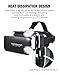 [New Version] HAMSWAN 3D Virtual Reality Headsets with Unique Design and Multifunction Button Compatible with Smartphones Within 4.0-6.11 inch