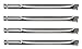 Hongso 15 7/8 Inch Grill Tube Burners Replacement for Charbroil 463268606 463268007 463268008 463248108 466268008 463248208 466248208 463261107 Grill, Stainless Steel, G413-5000-01, 4-Pack, SBE591 primary