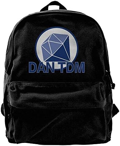 Potato Now Is Color Canvas Backpack School Rucksack Travel Backpack Laptop Backpack Black