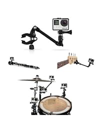Montajes OCTO   Magnético 360 grados ajustable escritorio o guitarra micrófono bajo tambor teclado soporte de música para Smartphone o GoPro. Compatible con iPhone, Samsung, Android, HTC, y cámaras de acción.