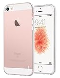 iPhone SE Case, DGtle Anti-Scratches TPU Gel Premium Slim Flexible Soft Bumper Rubber Protective Case Cover for Apple iPhone SE (Clear)